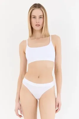 Naphor Touch Beyaz Askı Detaylı Bralet Sütyen