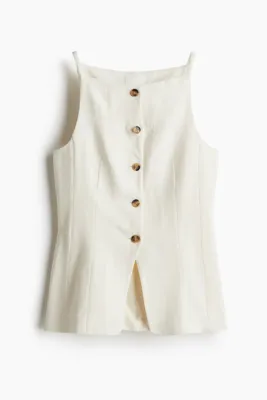H&M Beli Daralan Kesimli Yelek
