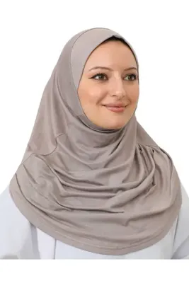 Modish Group Hazır Giyim Türban Yumuşak Başörtü Şal - Açık Vizon