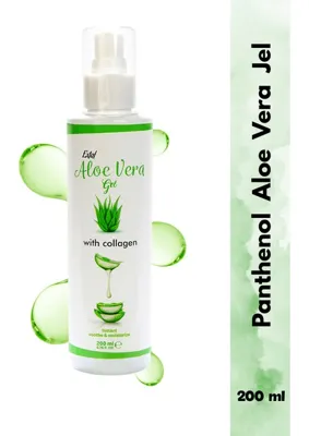 Panthenol Aloe Vera Içerikli Serinletici Nemlendirici Kolajen Destekli Jel 200 ml