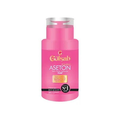 GÜLŞAH Parfümlü Bakım Pompalı Aseton 175 ml