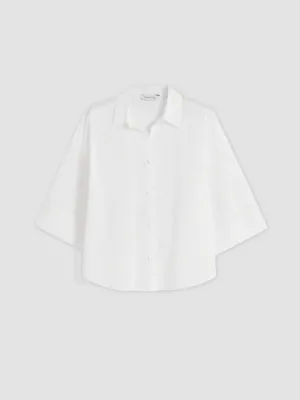 LCW Vision Oversize Poplin Kadın Gömlek