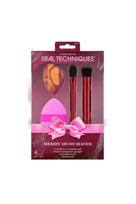 BÜŞRANIN DÜNYASI Merry Must Haves Makyaj Fırça ve Sünger Seti