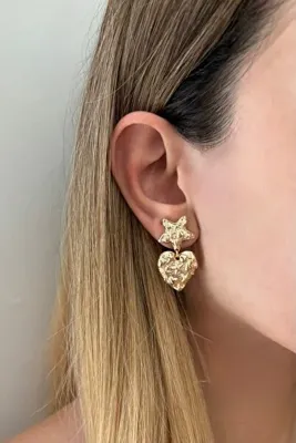 Lavian Accessories Starly Gold Küpe