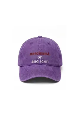 Tresore "Narcissist. oh and icon" Nakışlı Yıkamalı Şapka / "Narsist. ve ikon" Washed Cap Baseball Kep