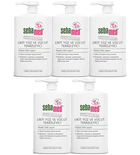 Sebamed Yüz ve Vücut Temizleyici Likit 300 ML (5 Li Set)