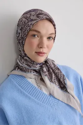 Modakaşmir Anatolian Paisley Desen Bambu Eşarp