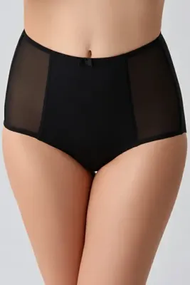 NEWBRA LINGERIE Tül Detaylı Yüksek Bel Korseli Külot , 369304
