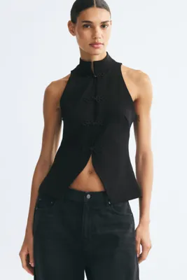 H&M Düğüm Düğmeli Yelek