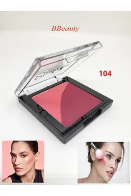 BBeauty Blush Duo Natural Blushed Doğal Görünüm Veren İki Renkli Toz Allık
