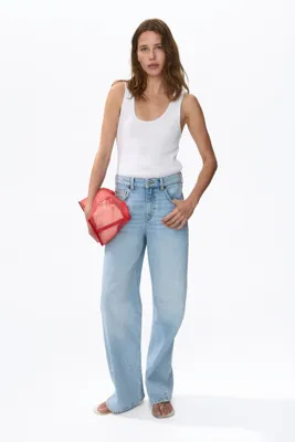 H&M Wide High Waist Jeans