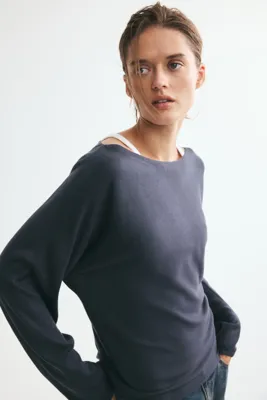 H&M Omuzları Açık Kazak