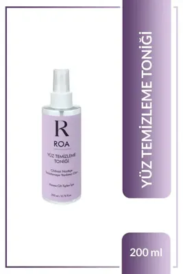 Roa Bitkisel Hassas Cilt Tipleri Için Yüz Temizleme Toniği 200 ml