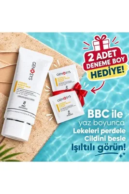 genosys Leke Karşıtı Renkli BB Güneş Kremi SPF30 + 2X2ml Hediye Deneme Boy