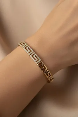 XUPING JEWELRY STİL İNCİSİ/XUPING JEWELRY LABİRENT ZİRKON TAŞLI BİLEKLİK