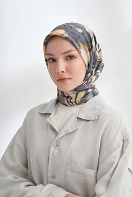 Armanda ROSELLE DESEN THE TENCEL EDIT EŞARP - FÜME