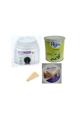 Depi Roll Ağda Isıtıcı Makine + Konserve Sir Ağda 240 Ml + Spatula +alex Very Bez