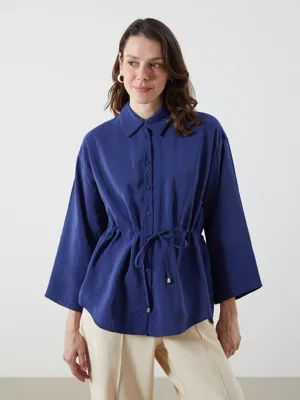 LCWAIKIKI Classic Oversize Modal Karışımlı Kadın Gömlek