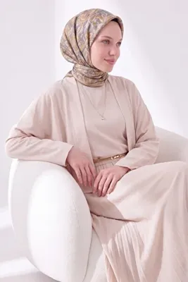 Silk Home Soft Eşarp Paisley Gri