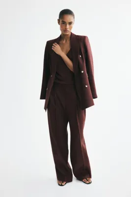 H&M Şık Keten Pantolon