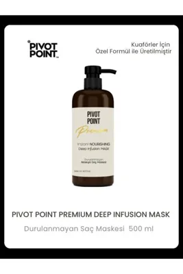 PIVOT POINT 💥 Premıum Deep Infusıon Mask Sadece 7 Dakikada Yoğun Onarım – Durulanmaz, Anında Etki!
