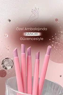 Genel Markalar Kütikül Törpüsü Pembe Renk - 1 adet - Tırnak Eti Temizleme - Evde Kolay Salon Kalitesinde Manikür Pedikür