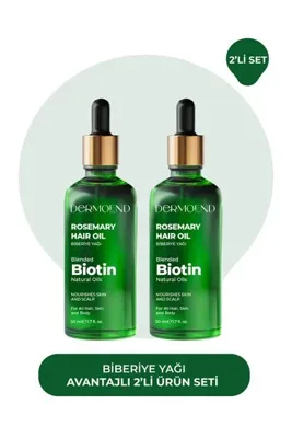 Dermoend Biotin Saç Bakım Yağı 2'li