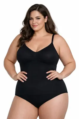 FANLEY Kadın Büyük Beden Korse Body – Geniş Kalıp, Çok Esnek, Toparlayıcı, Günlük Kullanım İçin Rahat Body