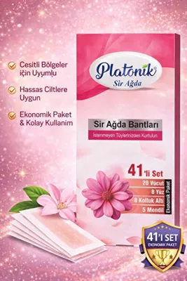 Platonik 41 Parça Ekonomik Ağda Seti Pudralı