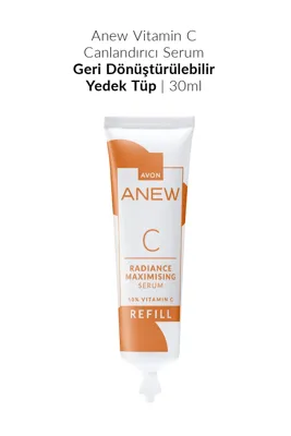 Avon Anew Vitamin C Canlandırıcı Serum - Geri Dönüştürülebilir Yedek Tüp 30ml