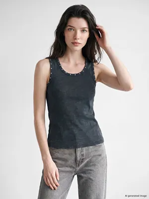 LCW Comfort Bisiklet Yaka Kadın Fitilli Atlet