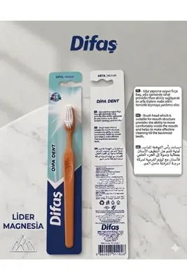 Lider MAGNESİA DİFAŞ DİPA DENT ORTA SERT DİŞ FIRÇASI TURUNCU