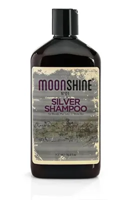 MOONSHINE 𝗠𝗼𝗼𝗻𝘀𝗵𝗶𝗻𝗲 𝘀𝗶𝗹𝘃𝗲𝗿 𝘀̧𝗮𝗺𝗽𝘂𝗮𝗻 (500ML) Turunculaşma Karşıtı -canlı Ve Parlak Saçlar