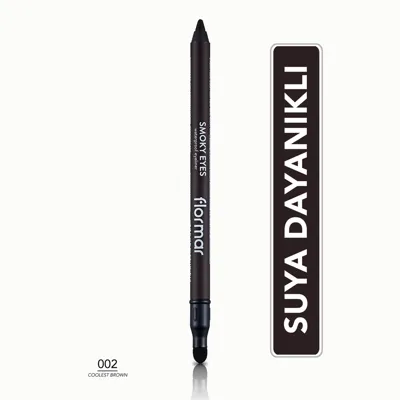 Flormar Smoky Eyes Mat Bitişli Waterproof Göz Kalemi 002 Coolest Brown