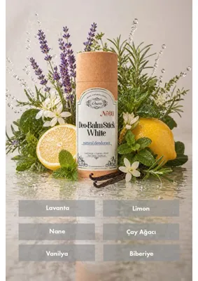 Rosece Deo Balm Stick White | Doğal Koltuk Altı Deodorant Roll On Vegan | Unisex 50 ml