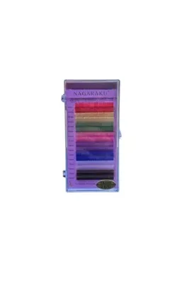 Bilichome Nagaraku Renkli Kirpik 14mm 0.07D 7714