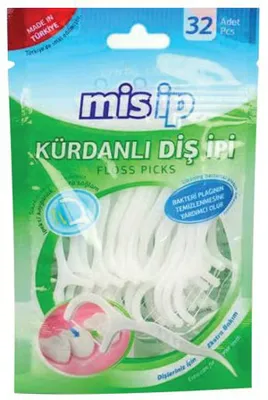 Mis İp Kürdanlı Diş İpi 32 Adet