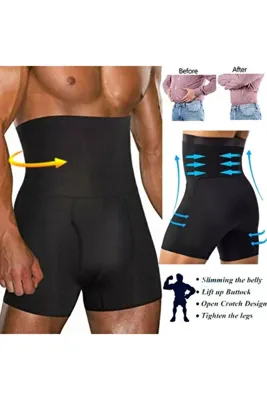 FOREVER MORE Bel Inceltici Ve Sıkılaştırıcı Erkek Boxer Korse Siyah Renk