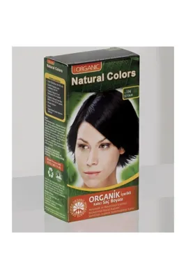 Organic Natural Colors 1n Siyah Organik Saç Boyası
