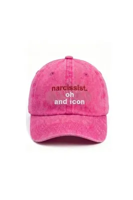 Tresore "Narcissist. oh and icon" Nakışlı Yıkamalı Şapka / "Narsist. ve ikon" Washed Cap Baseball Kep