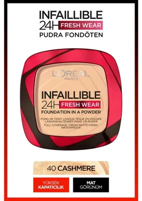 Str Store Infaillible 24H Fresh Wear Pudra Fondöten 40 Cashmere