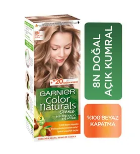 Garnier No:8N Doğal Açık Kumral Color Naturals Boya