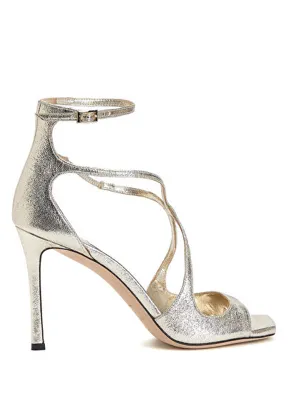 Jimmy Choo Azia Gold Kadın Sandalet