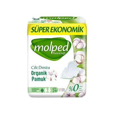 MOLPED Hijyenik Ped Pure & Soft Normal 24'lü