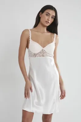 Pierre Cardin Saten Dantelli Kadın Gecelik - 665 İnci