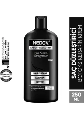 NEDOX Saç Düzleştirici,şekillendirici Keratin Botoks Krem 250 ml