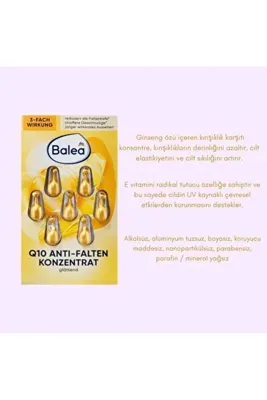 BALEA Q10 KIRIŞIKLIK ÖNLEYİCİ SERUM 7'Lİ ALMAN KALİTESİ