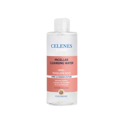 Celenes Cloudberry Misel Temizleme Suyu Kuru Ve Hassas, 400 ml