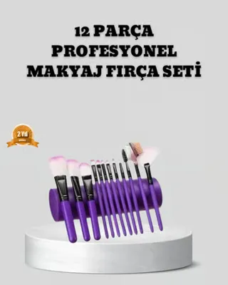 starseven Profesyonel Makyaj Uygulamalarına Özel 12 Parça Kompakt Ve Hafif Makyaj Fırça Seti