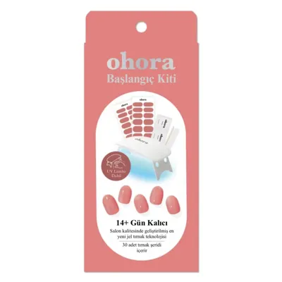 Ohora Starter Kit Juliet Jel Tırnak Seti 30'lu + UV Lambası
